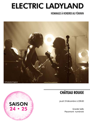Nina Attal Electric Ladyland Feat. Laura Cox live in Annemasse on December 19, 2024 program page 1